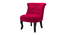 Donata Accent Chair (Red) by Urban Ladder - Front View Design 1 - 858243