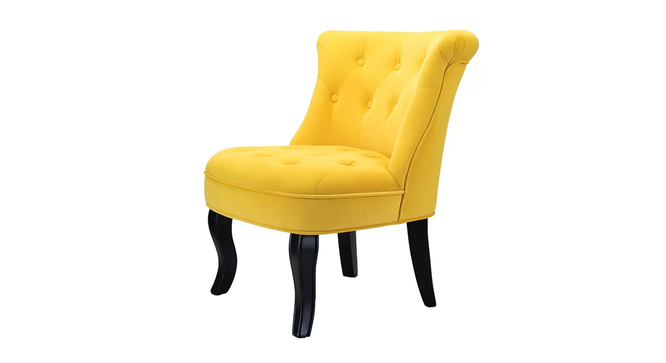 Donata Accent Chair (Yellow) by Urban Ladder - Front View Design 1 - 858244