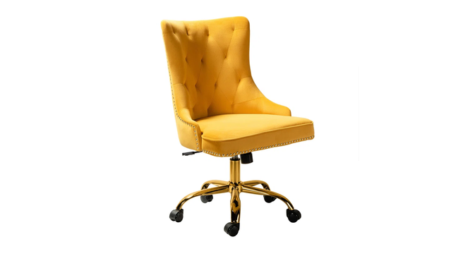 Swen Task Chair (Yellow) by Urban Ladder - Front View Design 1 - 858245