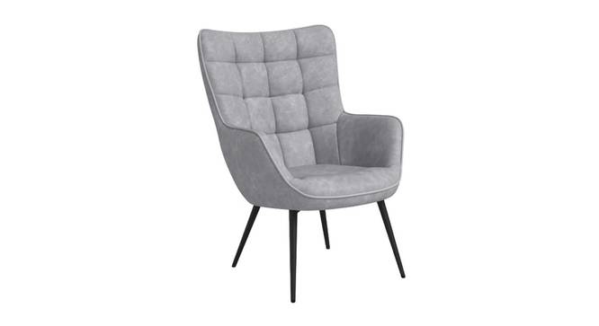 Lapis Accent Chair (Brown) by Urban Ladder - Front View Design 1 - 858254