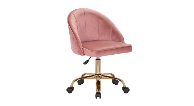 Hindmen Task Chair (Pink) by Urban Ladder - Front View Design 1 - 858257