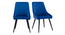 Nico Side Chair (Blue) by Urban Ladder - Front View Design 1 - 858267