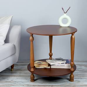 pristine interiors Caleum Solid Wood Side Table in Polished Finish-picture-17