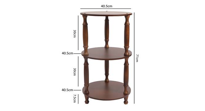 Seraphiel Bookshelf (Polished Finish) by Urban Ladder - Design 1 Side View - 858319