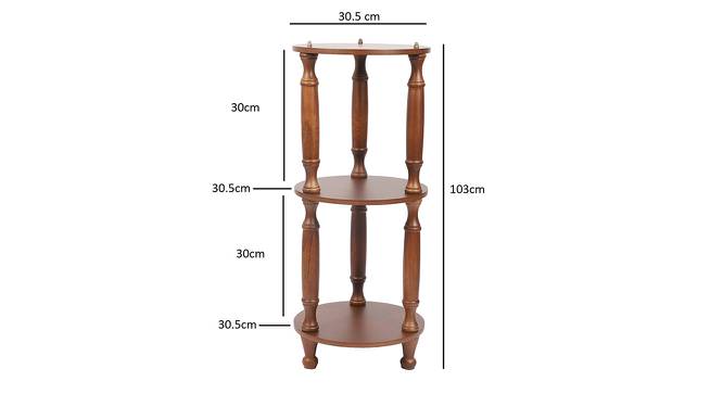 Thalassa Bookshelf (Polished Finish) by Urban Ladder - Design 1 Side View - 858323