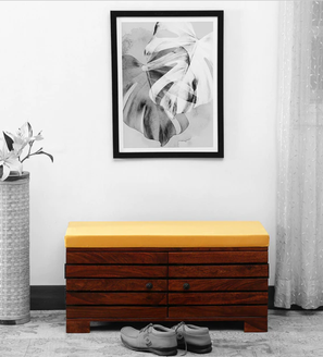Liliana Solid Wood Shoe Rack in Honey Oak Finish-image-42
