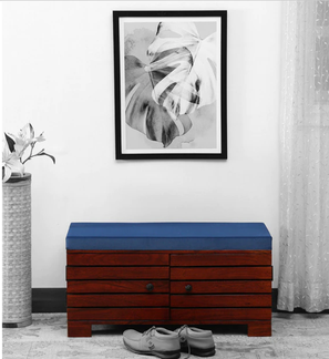 Liliana Solid Wood Shoe Rack in Honey Oak Finish-image-13