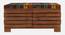 Liliana Solid Wood Shoe Rack In Honey Oak (Honey Oak Finish, Multicolor Aztec) by Urban Ladder - - 