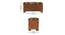 Liliana Solid Wood Shoe Rack In Honey Oak (Honey Oak Finish, Military Chitz) by Urban Ladder - - 