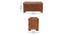 Liliana Solid Wood Shoe Rack In Honey Oak (Red, Honey Oak Finish) by Urban Ladder - - 
