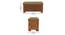 Liliana Solid Wood Shoe Rack In Honey Oak (Green, Honey Oak Finish) by Urban Ladder - - 