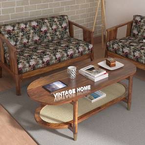 Oval Coffee Tables Design Sunburst Ratan Oval Solid Wood Coffee Table in Provincial Teak Finish