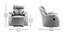 Helios  Motorized   recliner (Grey, One Seater) by Urban Ladder - Ground View Design 1 - 858616