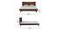 Asher Solid Wood Non Storage Bed In Provincial Teak Finish (Queen Bed Size, PROVINCIAL TEAK Finish) by Urban Ladder - - 