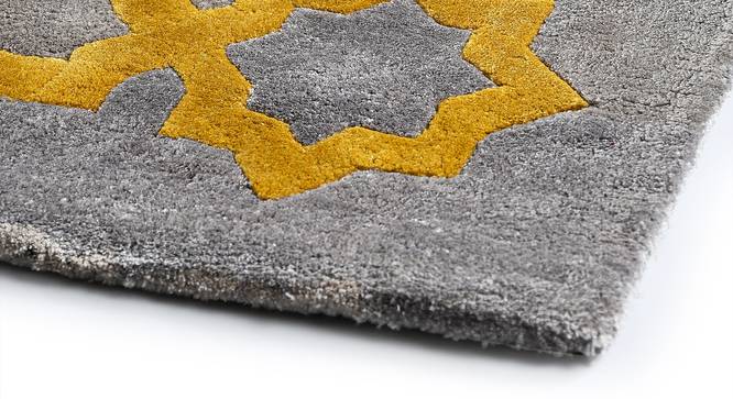 Sehar Grey Rug (Grey, 6 x 4 Feet Carpet Size) by Urban Ladder - Design 1 Side View - 859294