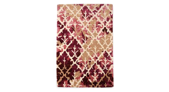 Pink Frida Rug (Pink, 8 x 6 feet Carpet Size) by Urban Ladder - Front View Design 1 - 859327