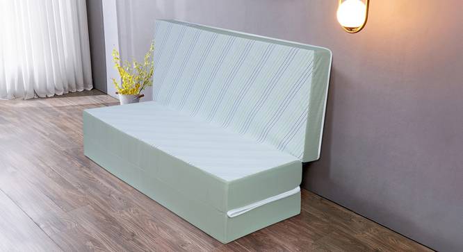 Tri-Fold Memory Orthoapedic Foam Mattress - Double Size (5 in Mattress Thickness (in Inches), 72 x 48 in Mattress Size, Double Mattress Type) by Urban Ladder - - 