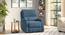 Dawson Single seater entertainment recliner in Stone Grey (One Seater, Coastal Blue) by Urban Ladder - Full View Design 1 - 860202