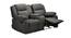 Avalon Twin - Modern 2 Seater Manual Fabric Recliner Sofa With Center Console and Cup Holder (Colour - Grey) (Grey, Two Seater) by Urban Ladder - Ground View Design 1 - 860238