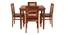 Claire 4 Seater Dining Set (Honey Oak Finish) by Urban Ladder - Design 1 Side View - 860256