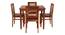 Claire 4 Seater Dining Set (Honey Oak Finish) by Urban Ladder - Design 1 Side View - 860256
