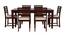 Fonteyn 6 Seater Dining Set With 2 Drawer (Walnut Finish) by Urban Ladder - Design 1 Side View - 860263