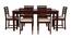 Fonteyn 6 Seater Dining Set With 2 Drawer (Walnut Finish) by Urban Ladder - Design 1 Side View - 860263