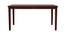 Danta 6 Seater Dining Set (Walnut Finish) by Urban Ladder - Ground View Design 1 - 860275