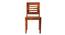 Claire 4 Seater Dining Set (Honey Oak Finish) by Urban Ladder - Rear View Design 1 - 860281