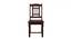 Dyson 6 Seater Dining Set With Rajastani Iron Jali (Walnut Finish) by Urban Ladder - Rear View Design 1 - 860282
