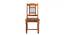 Kafano 6 Seater Dining Set With Rajastani Iron Jali (Honey Oak Finish) by Urban Ladder - Rear View Design 1 - 860284