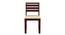 Fonteyn 6 Seater Dining Set With 2 Drawer (Walnut Finish) by Urban Ladder - Rear View Design 1 - 860301