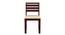 Fonteyn 6 Seater Dining Set With 2 Drawer (Walnut Finish) by Urban Ladder - Rear View Design 1 - 860301