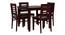 Casventa 4 Seater Dining Set (Walnut Finish) by Urban Ladder - Front View Design 1 - 860311