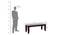 Wollman Six Seater Dining Set With Bench (Walnut Finish) by Urban Ladder - Design 1 Dimension - 860344