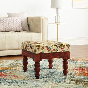 globally indian Zoya Turning Solid Wood Square Ottoman-picture-11