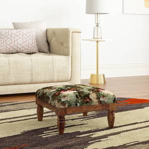 globally indian Teva Solid Wood Square Ottoman-picture-10