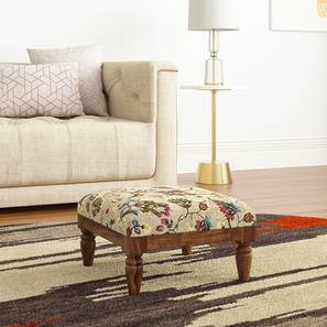 Teva Solid Wood Square Ottoman