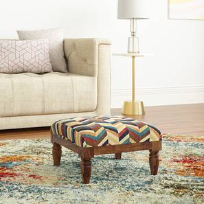 Teva Solid Wood Square Ottoman-image-23