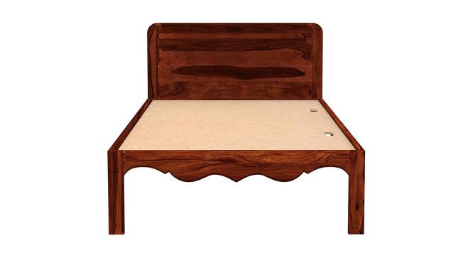Isabella Solid Wood Bed in Honey Oak Finish (Single Bed Size, Honey Oak Finish) by Urban Ladder - - 