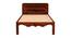 Isabella Solid Wood Bed in Honey Oak Finish (Single Bed Size, Honey Oak Finish) by Urban Ladder - - 