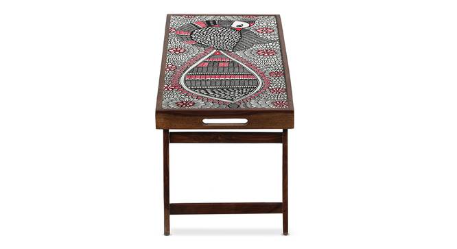 Peacock Doodle Art Breakfast Table and Serving Tray by Urban Ladder - - 