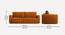 Beliss 3 Seater Pull Out Sofa Cum Bed ith storage In Orange Colour (Orange) by Urban Ladder - Design 1 Dimension - 861737