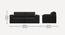 Cacef 3 Seater Pull Out Sofa Cum Bed ith storage In Tourquise Colour (Black) by Urban Ladder - Design 1 Dimension - 861739