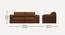 Cacef 3 Seater Pull Out Sofa Cum Bed ith storage In Tourquise Colour (Brown) by Urban Ladder - Design 1 Dimension - 861740