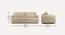 Flycon 3 Seater Pull Out Sofa Cum Bed In Blue Colour (Cream) by Urban Ladder - Design 1 Dimension - 861766