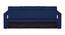 Tribeca Sofa cum Bed - Coffee (Royal Blue) by Urban Ladder - - 