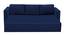 Tribeca Sofa cum Bed - Coffee (Royal Blue) by Urban Ladder - - 