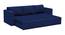 Tribeca Sofa cum Bed - Coffee (Royal Blue) by Urban Ladder - - 