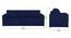 Tribeca Sofa cum Bed - Coffee (Royal Blue) by Urban Ladder - - 